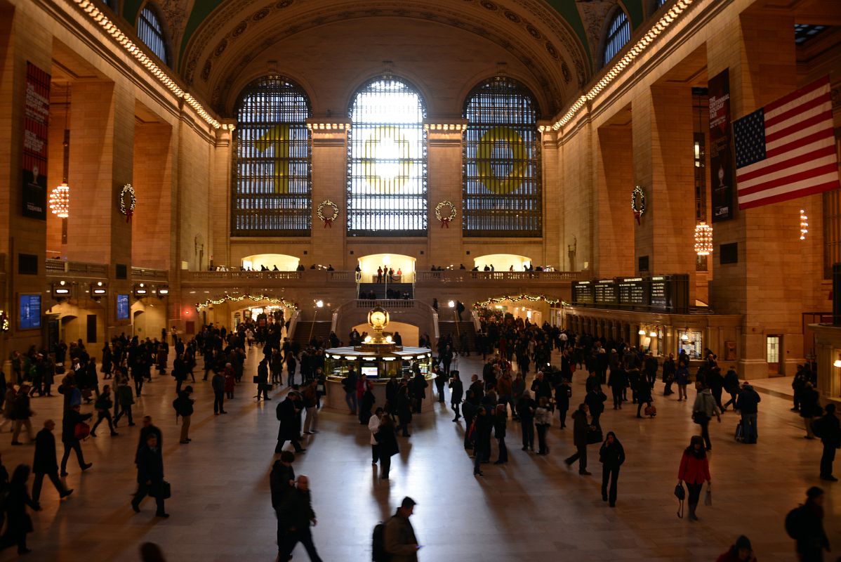 05 New York City Grand Central Terminal Main Concourse View To East Balcony